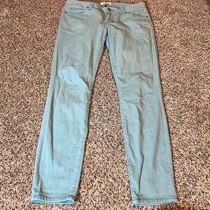 Cabi Jeans Women's Skinny Teal Size 10 Pants